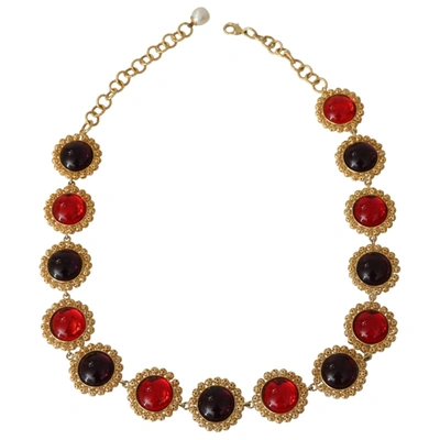 Pre-owned Dolce & Gabbana Necklace In Red