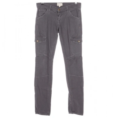 Pre-owned Current Elliott Boyfriend Jeans In Grey