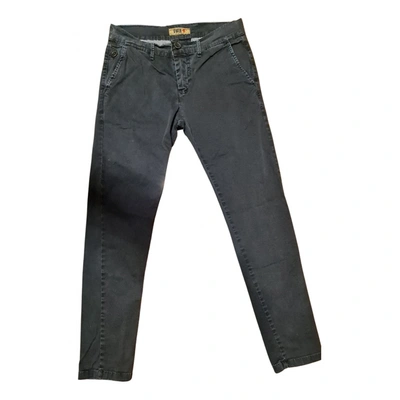 Pre-owned Over-d Trousers In Black