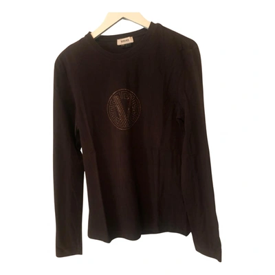 Pre-owned Versace T-shirt In Brown
