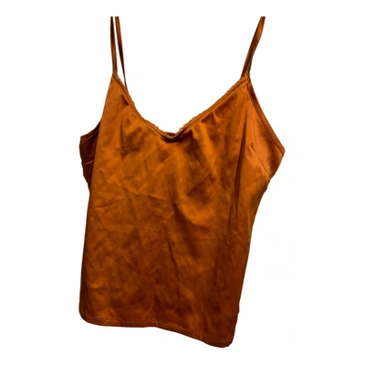 Pre-owned Dior Silk Corset In Brown