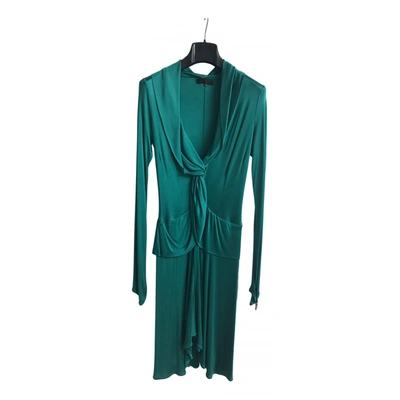Pre-owned Costume National Mid-length Dress In Green