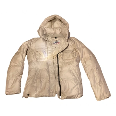 Pre-owned Blauer Coat In White