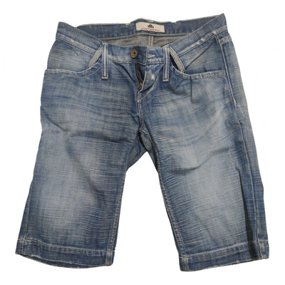 Pre-owned Fornarina Short Jeans In Blue