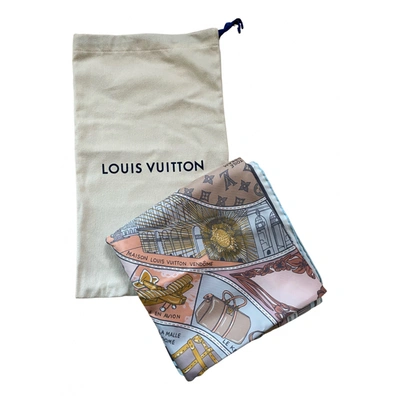 Pre-owned Louis Vuitton Silk Scarf In Multicolour