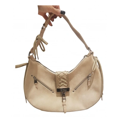 Pre-owned Dior Handbag In Beige