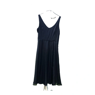Pre-owned Hobbs Silk Mid-length Dress In Black