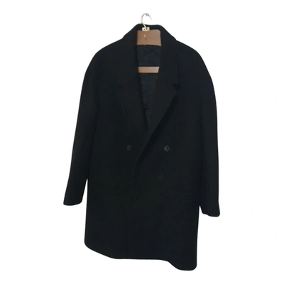 Pre-owned Neil Barrett Wool Coat In Black