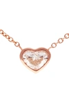 Nephora 14k Rose Gold 0.46 Ct. Tw. Diamond Heart Necklace