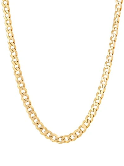 Saks Fifth Avenue Women's Basic 18k Goldplated Sterling Silver Curb Chain Necklace/18"