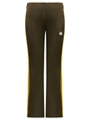 Moncler Genius 8 Moncler Palm Angels - Flared Gabardine Trousers In Green
