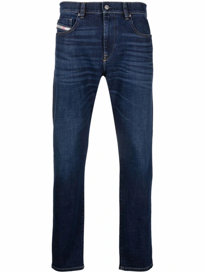 Diesel High Summer D-strukt Jeans In Blue