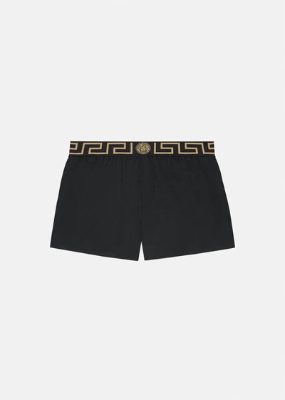 VERSACE GRECA BORDER SWIM SHORTS