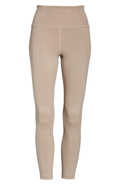 Girlfriend Collective High Waist Leggings In Limestone