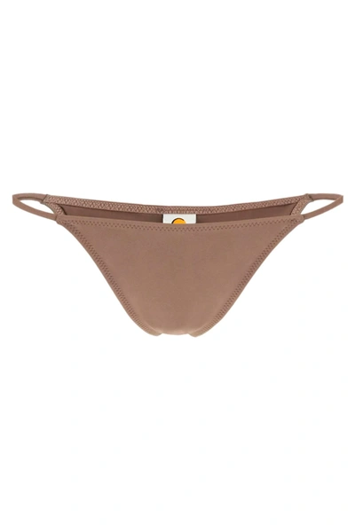 Tropic Of C Rio Low-rise Bikini Bottom In Brown Technical