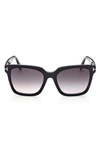 TOM FORD SELBY 55MM SQUARE SUNGLASSES
