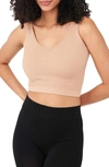 FREE PEOPLE INTIMATELY FP SOLID RIB BRAMI CROP TOP