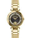 Versus Covent Garden Crystal Bracelet Watch In Gold