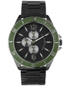 INC INTERNATIONAL CONCEPTS MEN'S BLACK STAINLESS STEEL BRACELET WATCH 47MM, CREATED FOR MACY'S