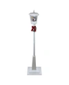 NORTHLIGHT 70.75" WHITE LIGHTED MUSICAL SNOWMAN VERTICAL SNOWING CHRISTMAS STREET LAMP