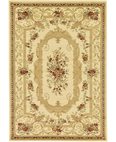 Bayshore Home Belvoir Blv3 7' X 10' Area Rug In Ivory