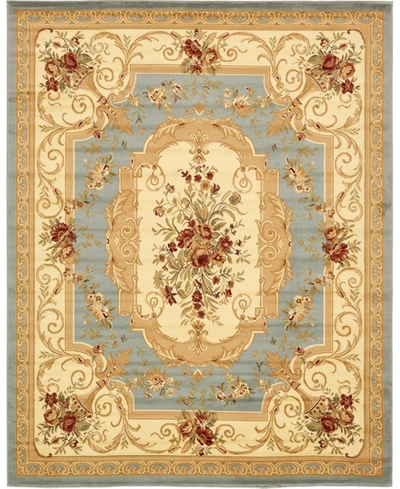 Bayshore Home Belvoir Blv3 8' X 10' Area Rug In Light Blue