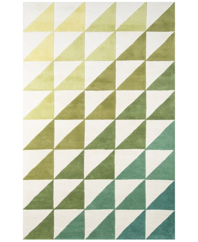 Novogratz Collection Novogratz By Momeni Delmar Del06 2' 3" X 8' Runner Area Rug In Lime