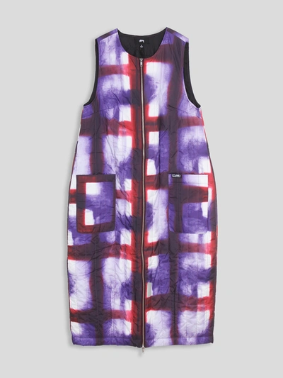 Stussy Sleeveless Shift Dress In Violett