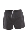 Dsquared2 Nylon Swim Trunks With Pvc Pochette - Atterley In Black