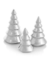Nambe Holiday Mini Christmas Tree Three-piece Set