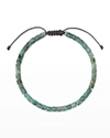 Kendra Scott Men's Beaded Pull-cord Bracelet In African Turquoise