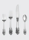 Wallace Silversmiths Grande Baroque 4-piece Dinner Setting In Silver