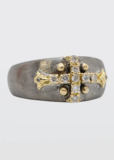ARMENTA OLD WORLD WIDE CROSS BAND RING