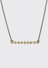 Armenta Old World Crivelli Bar Pendant Necklace In Black/gold