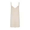 Eberjey Naya Lace-trimmed Stretch-jersey Chemise In Cream