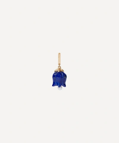 Annoushka 18ct Gold Lapis Lazuli And Pearl Tulip Charm