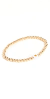 ALEXA LEIGH 4MM GOLD HEART BRACELET