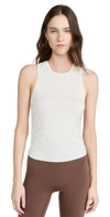 Splits59 Toni Round-neck Stretch-jersey Tank Top In White