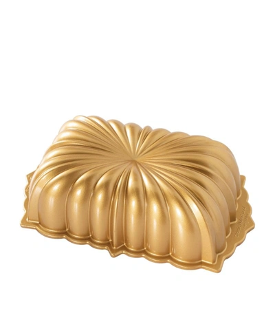 Nordicware Classic Fluted Loaf Pan (15cm) In Gold