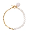 Dower & Hall Luna Freshwater Kasha Pearl Bracelet In White