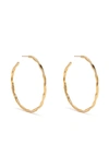 DOWER & HALL WATERFALL GOLD VERMEIL HOOPS