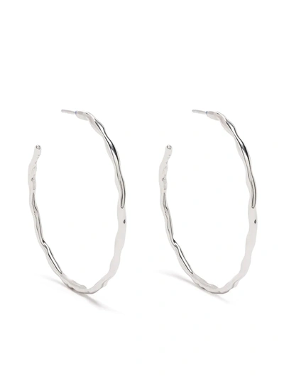 Dower & Hall Sterling Silver Waterfall Hoops