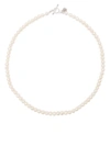 Dower & Hall Timeless Medium Freshwater Pearl Necklace In White