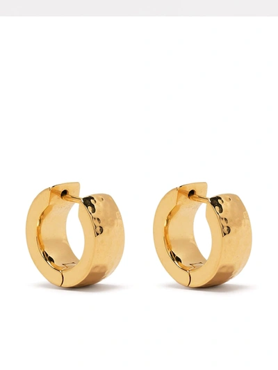 Dower & Hall Chubby Nomad Huggie Hoops In Gold