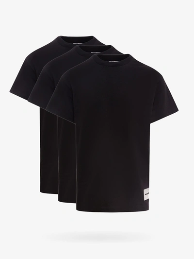 Jil Sander 3 T-shirts Set In Black