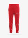 Palm Angels Nylon Trouser With Logo Print - Atterley In Red