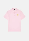 VERSACE MEDUSA POLO SHIRT, MALE, PINK, S