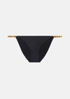 Versace Greca Chain Bikini Bottoms In Black