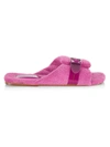 Clergerie Irinae Terry Mules In Pink