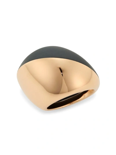 Vhernier Women's Trottola 18k Rose Gold & Titanium Ring In Rose Gold Titanium